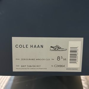 Cole Haan zerogrand wngox 8 1/2 black